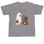 Halloween Shirts, a Granite Comfort Colors Unisex Tee (back-view)