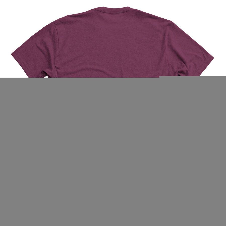 STSNation Club, a Heather Maroon Premium Unisex Tee (back-view)