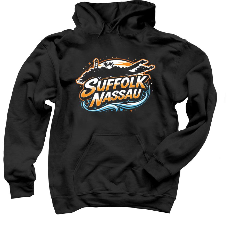 Suffolk Nassau Hoodie, a Black Pullover Hoodie
