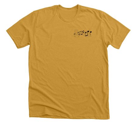 ?Mary?s Melodies? Gold T-Shirt, a Heather Mustard Premium Unisex Tee