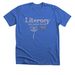 Literacy is Patriotic, a Heather True Royal Premium Unisex Tee