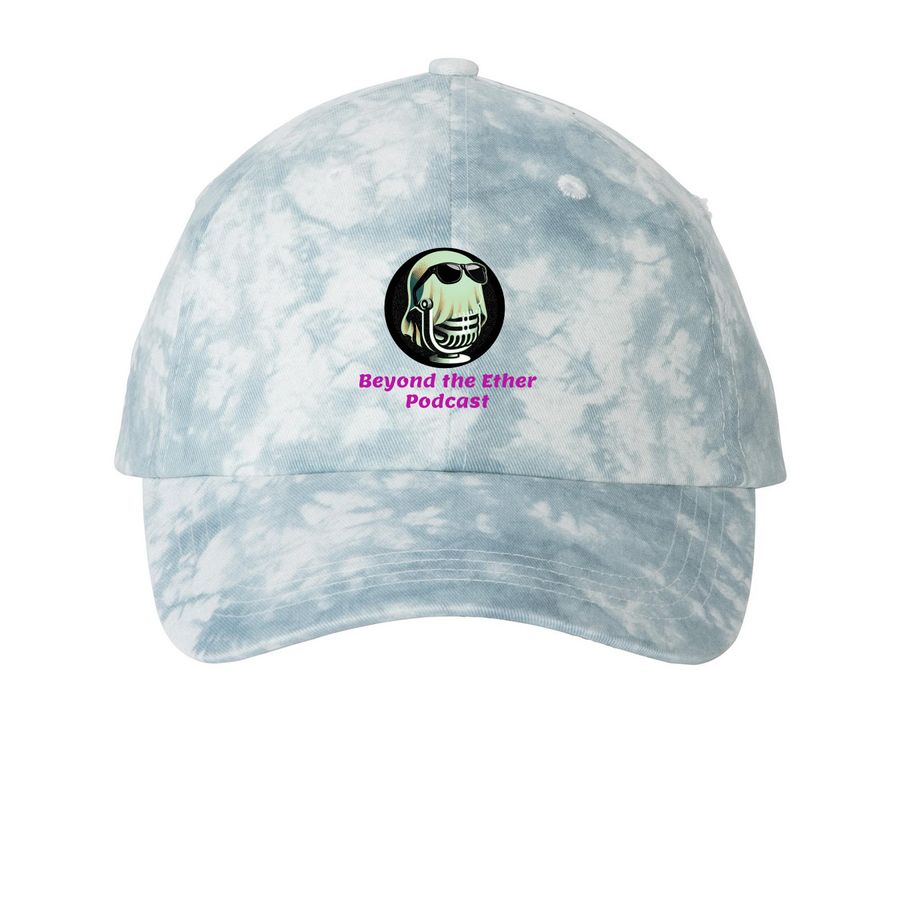 Support the channel, a Light Blue Printed Tie Dye Baseball Hat