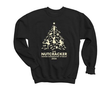 Nutcracker Merch 2026, a Black Youth Crewneck Sweatshirt