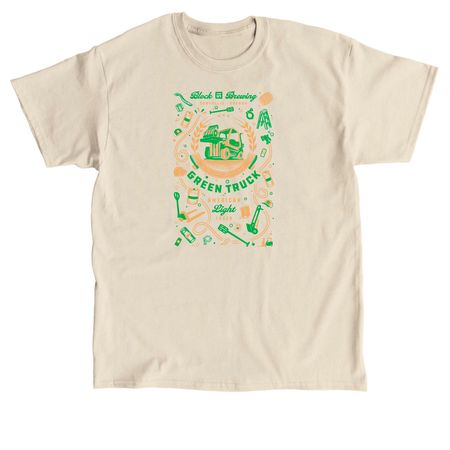 Green Truck - Artist Collection, a Sand Classic Unisex Tee