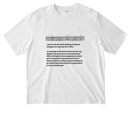 McJunkin, a White Stanley/Stella Unisex Freestyler Heavyweight Tee