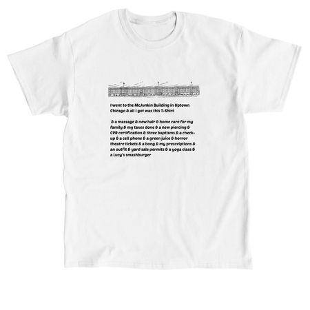 McJunkin, a White Classic Unisex Tee