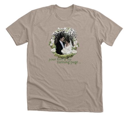 Turning Page, a Heather Stone Premium Unisex Tee
