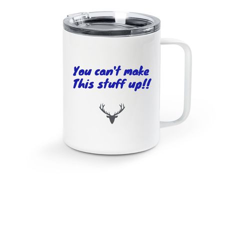 Schmitt Designs&nbsp;, a White Stainless Steel Travel Mug