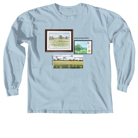 Party on the Prairie&nbsp;, a Chambray Comfort Colors Long Sleeve Tee