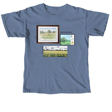 Party on the Prairie&nbsp;, a Blue Jean Comfort Colors Unisex Tee