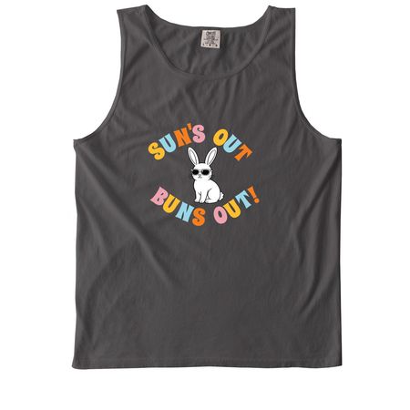Sun's Out, Buns Out!, a Pepper Comfort Colors Tank Top