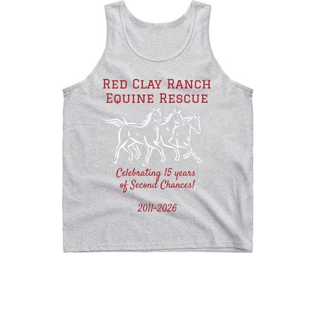 Celebrate Horse Rescue!, a Sport Grey Classic Unisex Tank Top