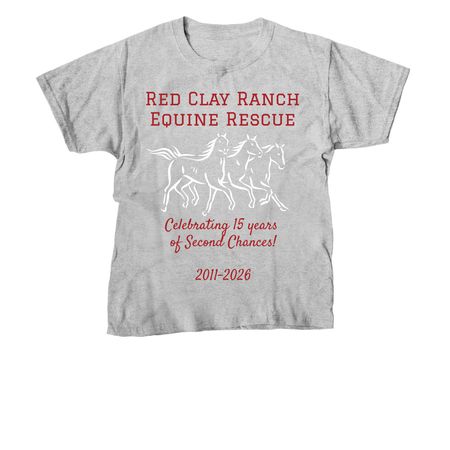 Celebrate Horse Rescue!, a Sport Grey Youth Unisex Tee