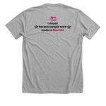 Brisket = Flourishing! - T-shirt, a Athletic Heather Premium Unisex Tee (back-view)