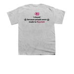 Brisket = Flourishing! - T-shirt, a Sport Grey Youth Unisex Tee (back-view)