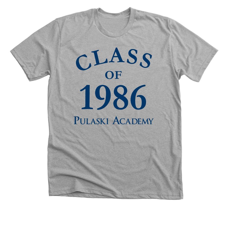 CLASS OF 86, a Athletic Heather Premium Unisex Tee