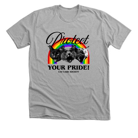 Protect Your Pride Shirts, a Athletic Heather Premium Unisex Tee