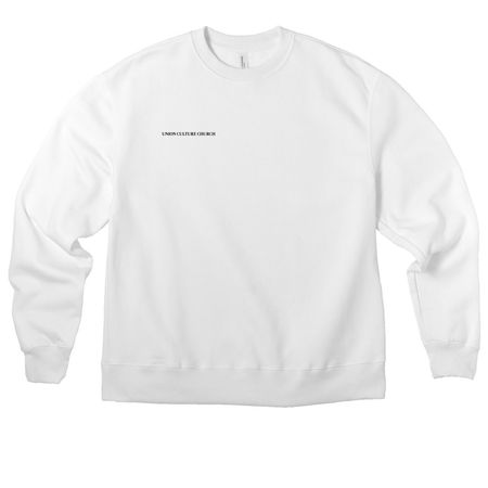 Come Holy Spirit, a White Premium Heavyweight Crewneck Sweatshirt