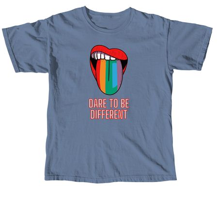 Dare To Be Different, a Blue Jean Comfort Colors Unisex Tee