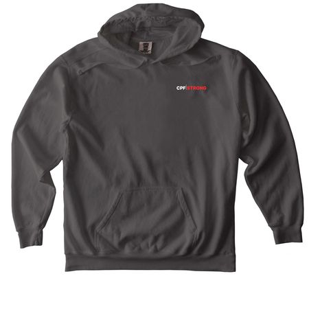 CPF/FAST No Smoke. All Fire., a Pepper Comfort Colors Pullover Hoodie