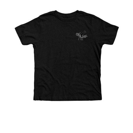 Signature All-American, a Black Heather Premium Youth Tee