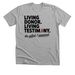 Living Donor - Front Only, a Athletic Heather Premium Unisex Tee