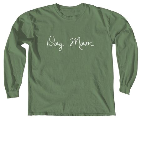 Dog Mom, a Hemp Comfort Colors Long Sleeve Tee