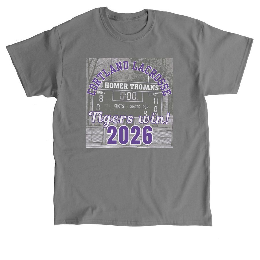 Cortland 2026, a Charcoal Classic Unisex Tee