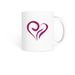Family Heart Logo Mug, a White Coffee Mug