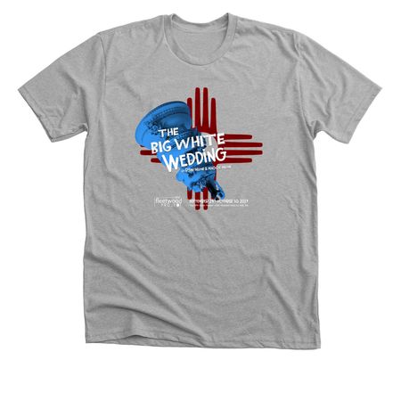 2027 The Big White Wedding, a Athletic Heather Premium Unisex Tee