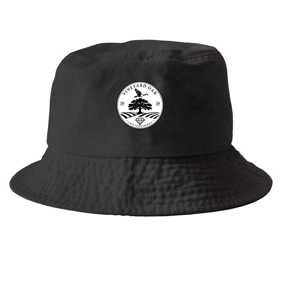 Hat SWAG, a Black Printed Bucket Hat