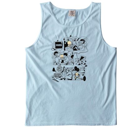 For the Aunties: Chanh Journey, a Chambray Comfort Colors Tank Top