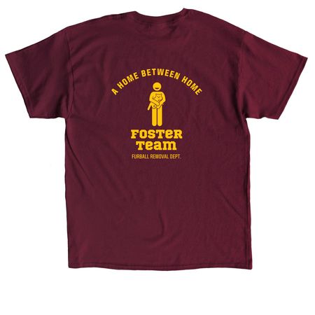 Cat Foster Team, a Maroon Classic Unisex Tee (back-view)