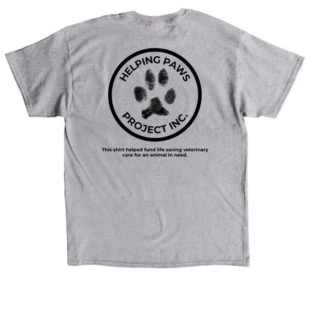 Dog Mom, a Sport Grey Classic Unisex Tee (back-view)