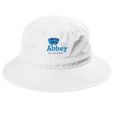 Abbey Players Bucket Hat, a White Printed UV Bucket Hat