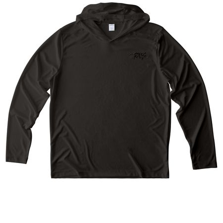 Redfish Long Sleeve&nbsp;, a Black UV Performance Long Sleeve Hoodie