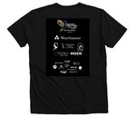 2026 Pride Prom, a Solid Black Blend Premium V-Neck Tee (back-view)