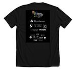2026 Pride Prom, a Solid Black Blend Premium Unisex Tee (back-view)