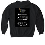 2026 Pride Prom, a Black Gildan Softstyle Pullover Hoodie (back-view)