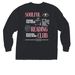 Soulful Reading Club Pocket Sleeve Tee, a Black Comfort Colors Long Sleeve Pocket Tee (back-view)
