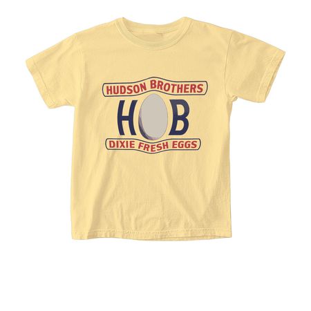 Hudson Brothers Eggs Apparel, a Butter Comfort Colors Youth Tee
