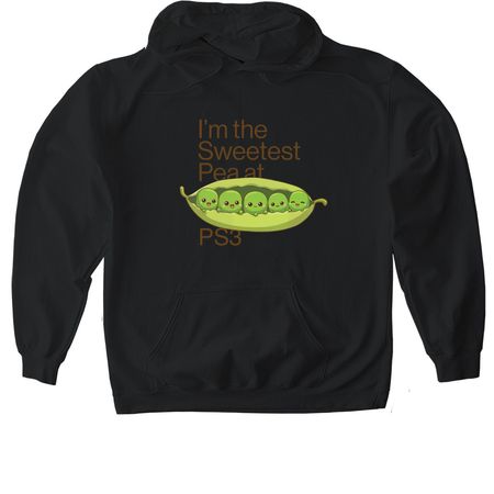 Sweetest Pea at PS 3, a Black Gildan Softstyle Pullover Hoodie