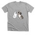 Who Rescued Who Halloween Fundraiser, a Athletic Heather Premium Unisex Tee