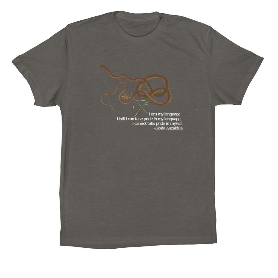 I am my language, a Asphalt Premium Cotton Tee