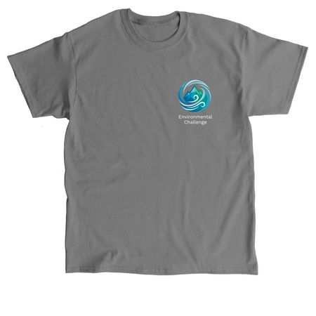 Environmental Challenge Logo Tops, a Charcoal Classic Unisex Tee