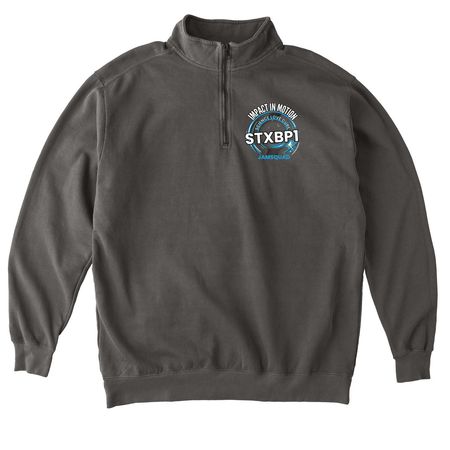 Impact in Motion for Jam, a Pepper Comfort Colors Quarter Zip Pullover