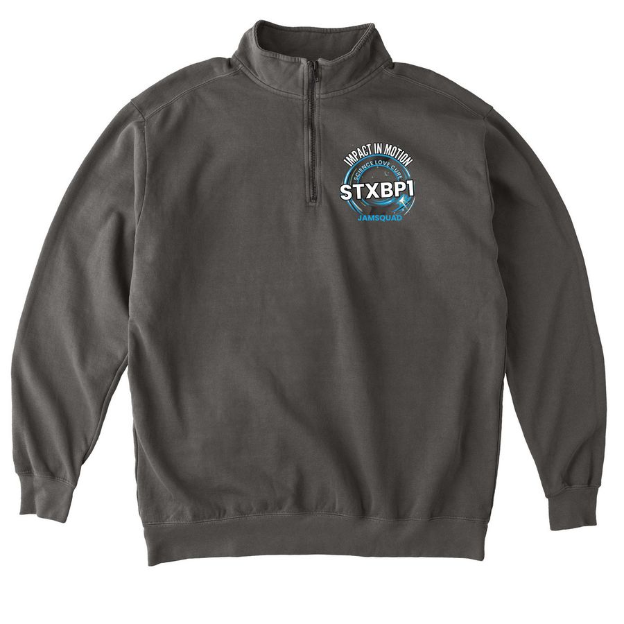 Impact in Motion for Jam, a Pepper Comfort Colors Quarter Zip Pullover