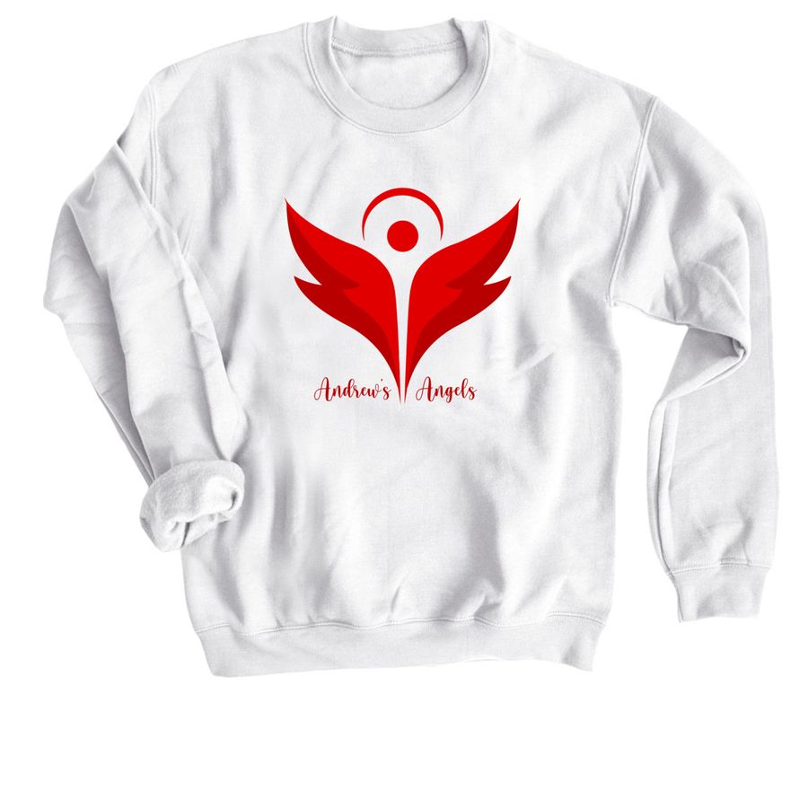 Andrew's Faves, a White Crewneck Sweatshirt