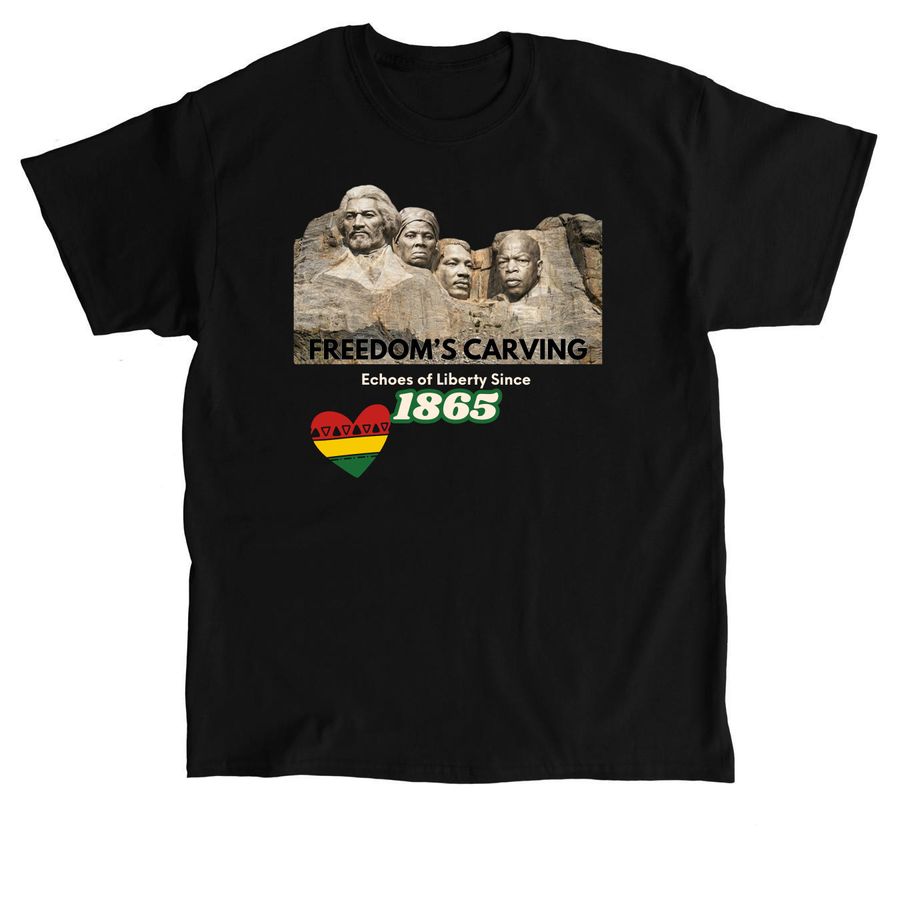 Freedom's Carving, a Black Classic Unisex Tee