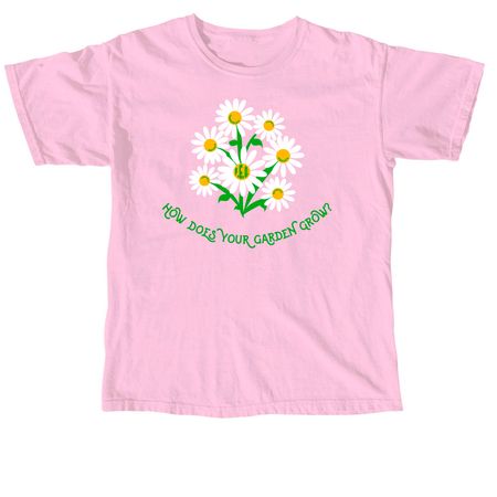 P.E.O. - HOW DOES YOUR GARDEN GROW?, a Blossom Comfort Colors Unisex Tee